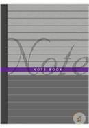 Hearts Daily Notebook - Sliver - Grey Color image