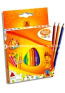 Atlas Junior Tri Half colour pencil - 12 colour