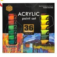 KeepSmiling 36 Acrylic Color box 30ml Tubes Paint Set for Professional Artist image