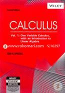 Calculus Vol-1: One-Variable Calculus, with an intro. To Linear Algebra image