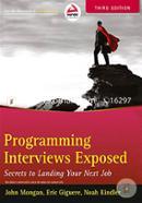 Programming Interviews Exposed: Secrets to Landing Your Next Job image