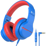 iClever HS19 Kids Wired Headphone Blue image