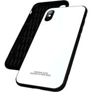 iPhone XS Tempered Glass Back Cover – Premium Shockproof Transparent Case with Scratch Protection and Stylish Design (Multicolor) image