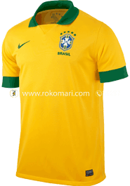 Brazil Home Jersey 2013-14 : Special Half Sleeve Only Jersey image