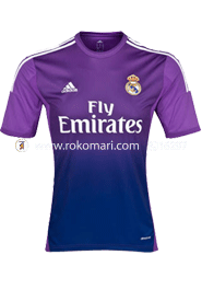 Real Madrid Home Club Jersey : Very Exclusive Half Sleeve Only Jersey (Purple Color) image