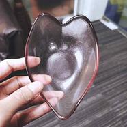 Jadroo Heart Shape Glass Serving Bowl icon