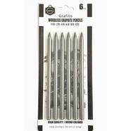 keep smiling woodless graphite pencils 6 pcs image