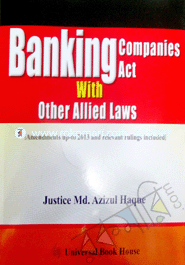 Banking Companies Act with other allied laws -2nd. 2015 image