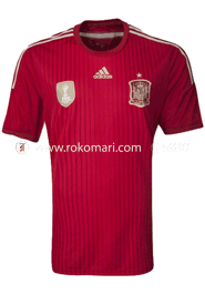 Spain Home Jersey : Very Exclusive Half Sleeve Only Jersey image