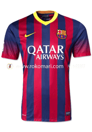 Barcelona Home Club Jersey : Very Exclusive Half Sleeve Only Jersey image