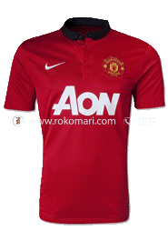 Manchester United Home Club Jersey : Very Exclusive Half Sleeve Only Jersey image