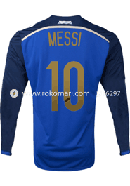 Argentina MESSI 10 Away Jersey : Very Exclusive Full Sleeve Jersey With Short Pant image