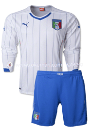 Italy Away Jersey : Special Full Sleeve Jersey With Short Pant image