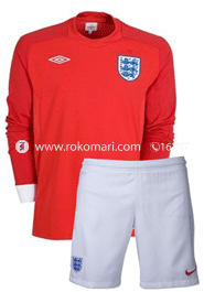 England Away Jersey : Very Exclusive Full Sleeve Jersey With Short Pant image