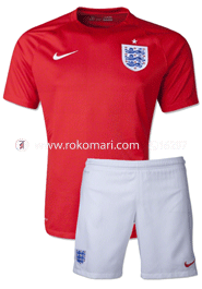 England Away Jersey : Very Exclusive Half Sleeve Jersey With Short Pant image