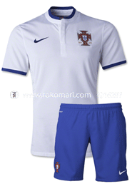 Portugal Away Jersey : Very Exclusive Half Sleeve Jersey With Short Pant image