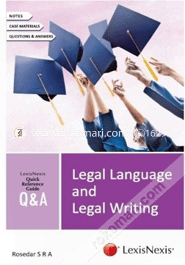 Quick Reference Guide - Q&A Series Legal Language & Legal Writing (Paperback) image