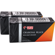 titi Non Dust Eraser - Charcoal Black - TR 002 40pcs Box