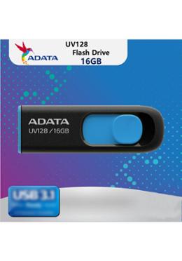 Adata UV128 USB 3.2 Black Blue 16 GB image