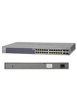 24-Port ProSafe Gigabit Poe Manage Switch 4SFP(PoE Budget 192W) (GS728TP) image