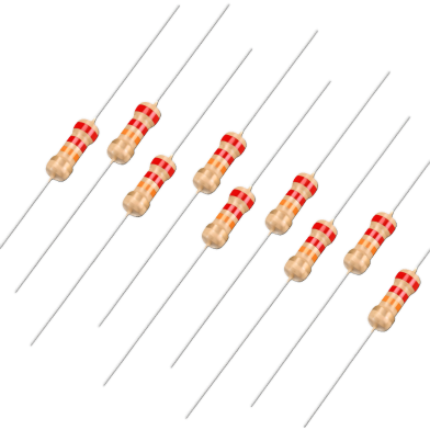 Resistor 22K Ohm 0.25W 10 Pcs image