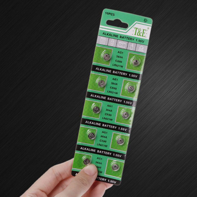 10 Pcs Watch Battery AG1 1.55V 364 SR621SW LR621 621 LR60 CX60 Alkaline Button Coin Cell Batteries Slide 2