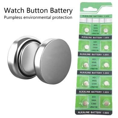 10 Pcs Watch Battery AG1 1.55V 364 SR621SW LR621 621 LR60 CX60 Alkaline Button Coin Cell Batteries image