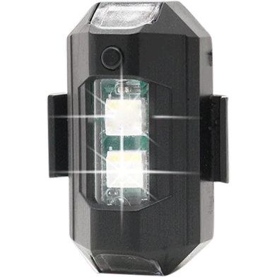 [111Tk Deal] Universal 7 Color Waterproof Strobe LED Light For Motorcycle Car Bike Drone Rechargeable Warning Light - 1 Piece image