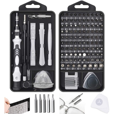 115 In 1 Screw Drivers Screwdriver Set 115 In 1 Tool Kit Professional Precision Stainless Steel Screwdriver Repair Tool Magnetic Driver For Cellphone Computer Tablet PC Laptop Watch Electronic Repair Tool Kit image