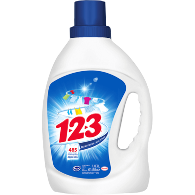 123 Maxi Poder/Max Power Liquid Detergent 1.83 Ltr image