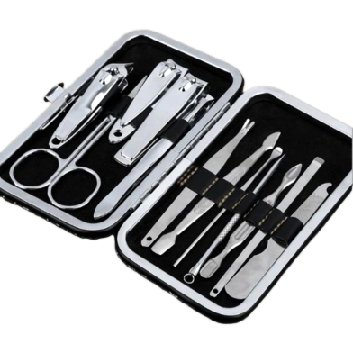 12PCS Manicure and Pedicure Set-Nail Clippers, Cuticle Trimmer, Cleaner and Grooming Kit with Case image