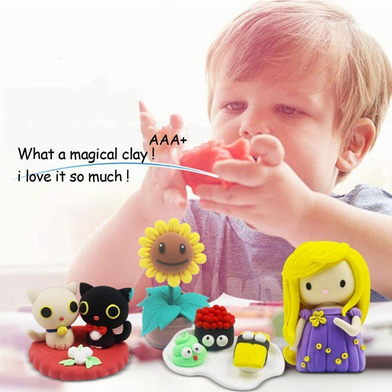 12 Colors Soft Super Light Clay Modeling Air Dry Clay for DIY Handmade Toys for Kids Slide 3