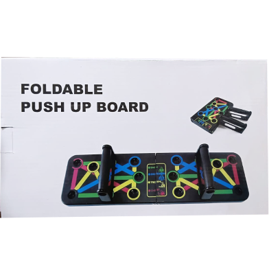 14 In 1 Folding Push-Up Bracket Board Portable Fitness Workout Gym Training Exercise Multifunction Muscle Board - NF Sports image