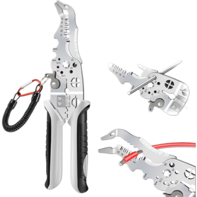 12 In 1 Multifunctional Wire Stripper Crimper Cable Cutter Pliers image