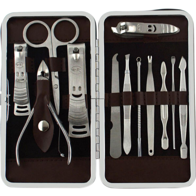 12pcs Set Nail Cutter Clippers Fingernail Toenail Pedicure Tools image