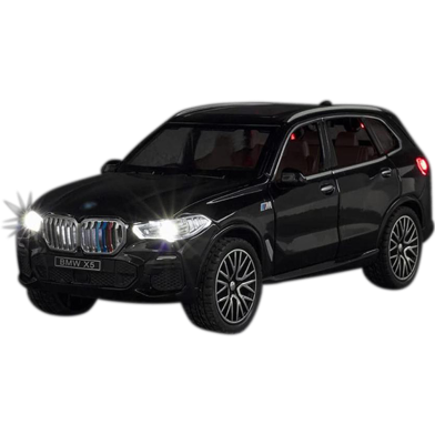 1:32 BMW X5 Licensed Diecast Alloy Car Hybrid Super Premium Model Vehicle Metal Toy Pull back Sound Light image