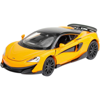 1:32 McLaren 600LT Diecast Super Car Alloy Vehicles Car Model Metal Toy Model Pull back Sound Light Special Edition Racing Car image