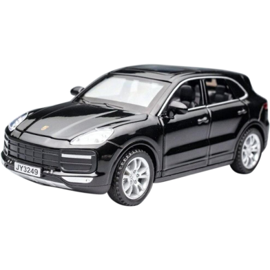 1:32 Porsche Cayenne Turbo Diecast Alloy Car Vehicles 6 open Metal Car Model Car Sound Light Toys For Gift image