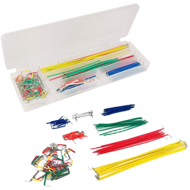 140Pcs Wire Set Breadboard Solderless U Shape 140Pcs Jumper Wire Cables With Transparent Box DIY Shield Arduino Raspberry Pi Electronics Engineering Projects image