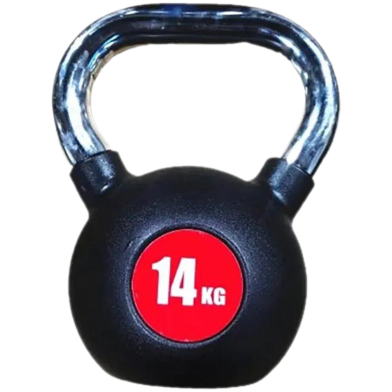 14 Kg Kettle Bell 1 Pair Total 28Kg - Rubber Coated image