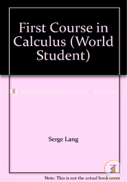 First Course in Calculus (World Student)