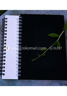 Executive Series Black and White Cover Spiral Notebook 2-Pack image