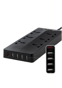 Remax RU-S4 (UK Plug) Aliens Series 6 ports 5 USB Ports Charger image