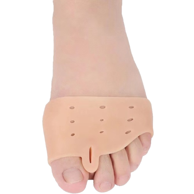 1Pair Toe Separators of Gel Bunion Corrector for Relieving Forefoot Pain,Overlapping Toes,Silicone Bunion Splints Toe Protection image