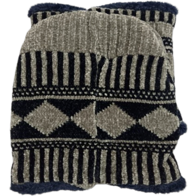 1Set Winter Fashion Warm Hat Men's Knitting Cap Hat Man Beanie Hat Cap Elastic Cap image