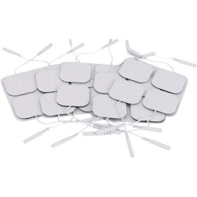 2.0 MM Tens Machine Replacement Electrode Pads Self Adhesive 4CMX4CM Reusable - 20 Pcs image