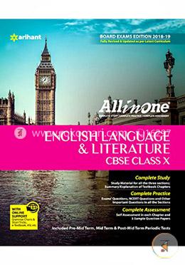 CBSE All In one English Language and Literature Class 10 (based on books First flight and Footprints Without Feet) for 2018 - 19