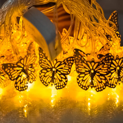 20led Fancy Butterfly Fairy String Lights Fairy Lights For Decoration image