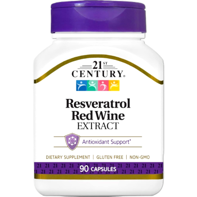 21ST CENTURY Resveratrol Red Wine Extract Capsules 90 Capsules image
