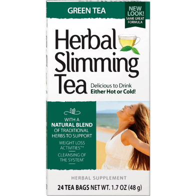21ST Century Herbal Slimming Tea Green Tea 48G 24 Bags - 740985227909 image